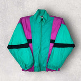 Colourblock Windbreaker Jacket - M
